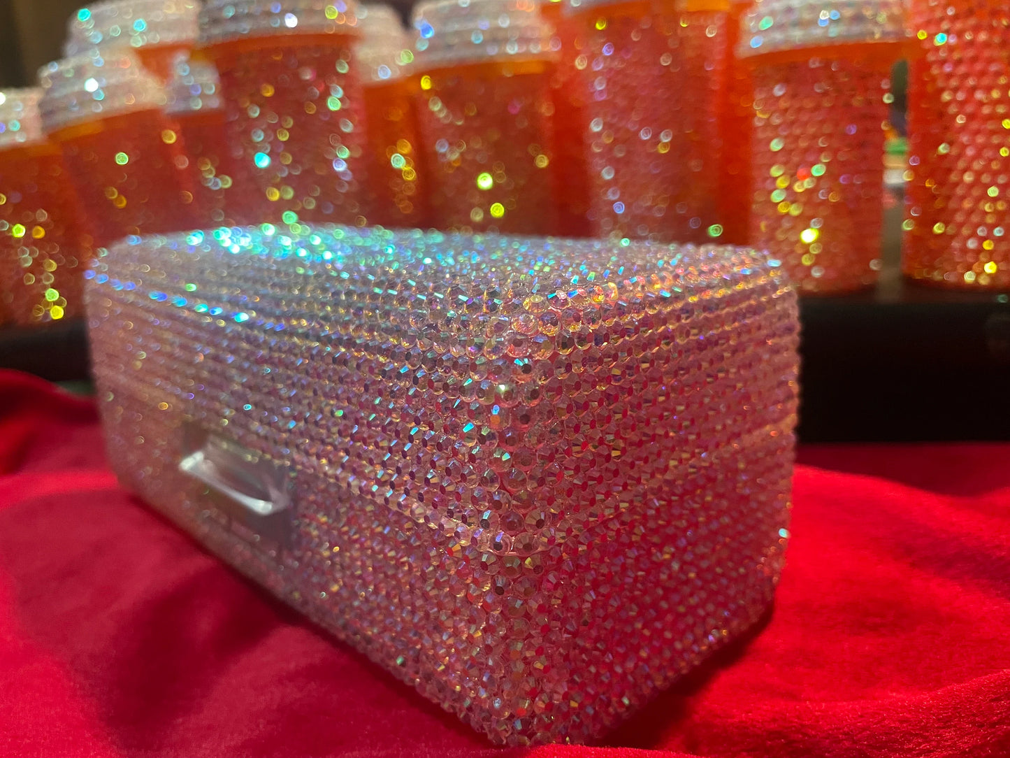 Pill Organizer Bedazzled